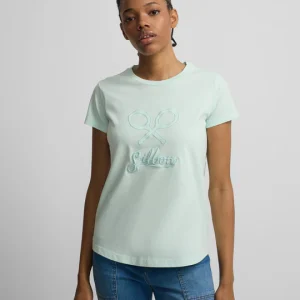 Silbon camiseta woman clasica verde
