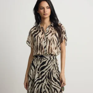 Silbon blusa estampado animal print
