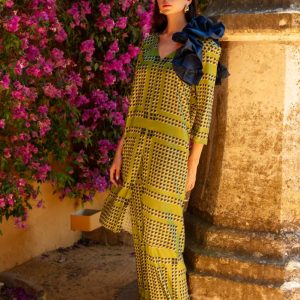 Matilde Cano bluson largo estampado verde