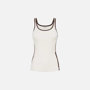 Elisabetta Franchi top de viscosa con bandas brillantes