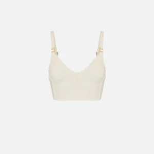 Elisabetta Franchi top de punto tridimensional