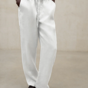 Ecoalf pantalon Indi blanco