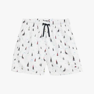 Tommy Hilfiger bañador estampado de barcos de medio largo