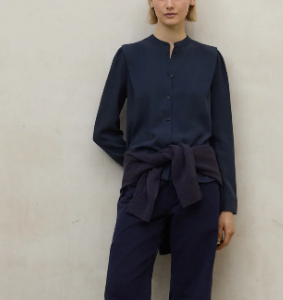 Ecoalf camisa Eva azul
