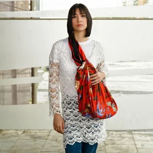 Bolsa de tela Pañuelos roja
