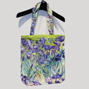Bolsa de tela con cremallera Van Gogh, Los Lirios