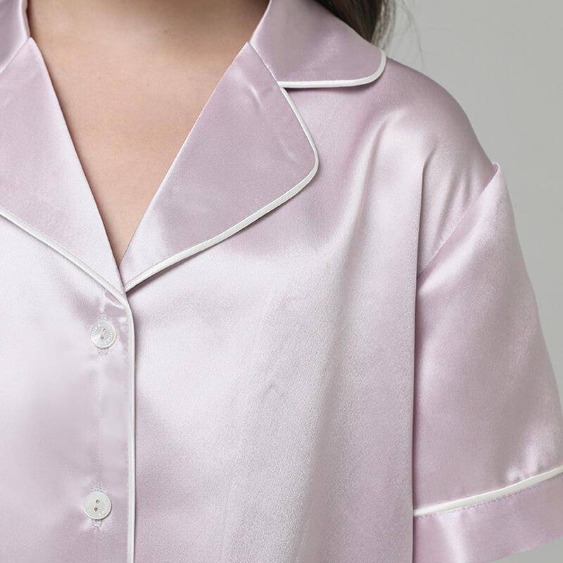 Pajama de seda para niños cortos Pajamas de seda para niños - Imagen 4