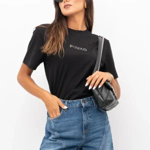Pinko camiseta oversize negra