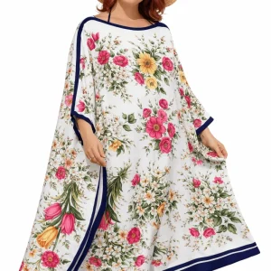 caftan talla grande de playa mujer curvy