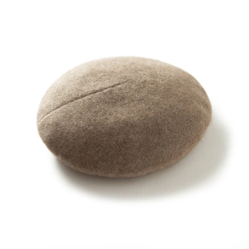 Gorro de cachemira de punto de punto de cabecera de cachemir de cachemir de mujer - Imagen 2