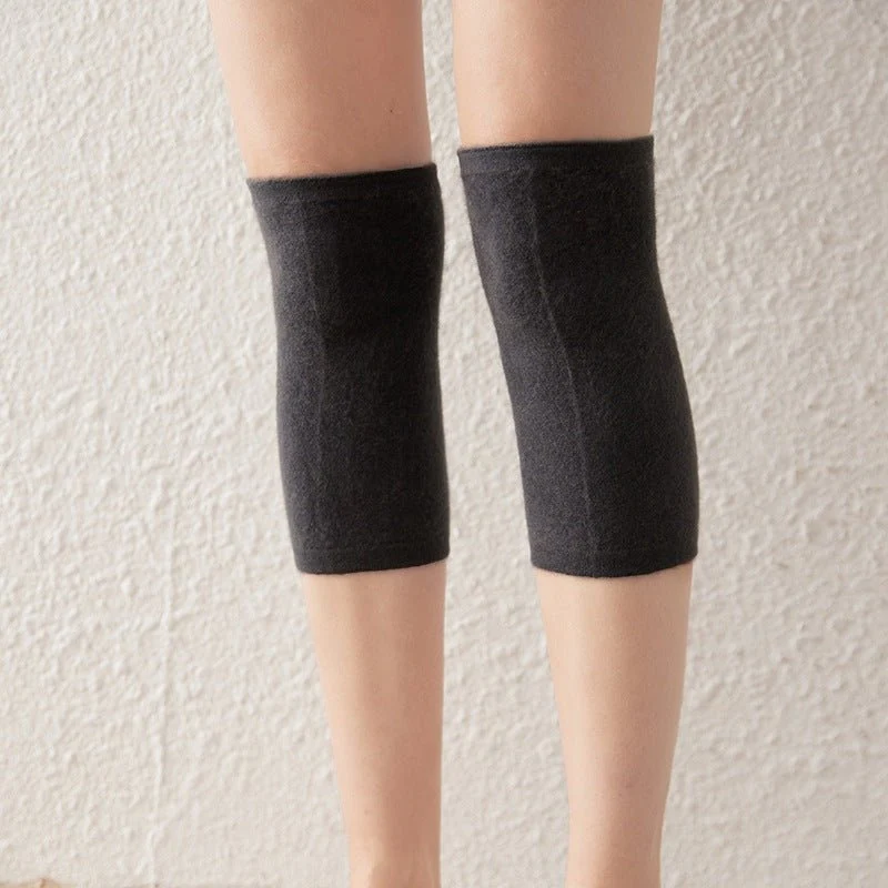 Calentadores de pierna de la rodilla suave de cachemira de la rodilla de la rodilla de la rodilla - Imagen 9