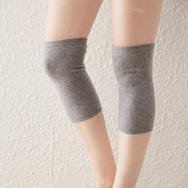 Calentadores de pierna de la rodilla suave de cachemira de la rodilla de la rodilla de la rodilla - Imagen 6