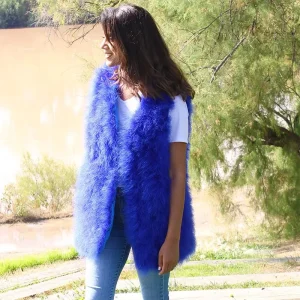 CHALECO DE PLUMAS «AZUL»