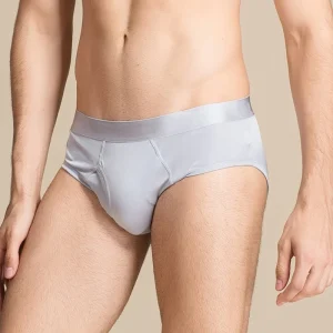 Brenes de seda para hombres clásicos Boxer de triángulo de seda sexy