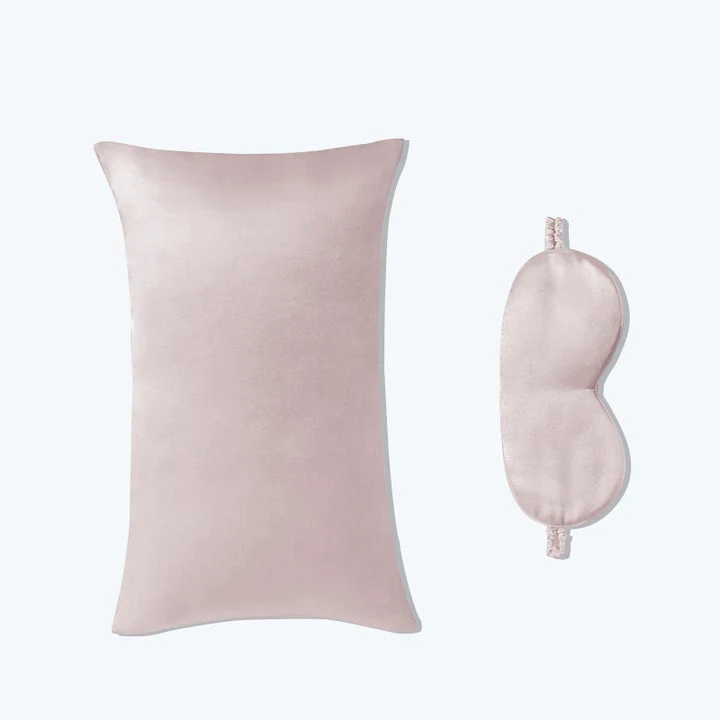 3 PCS Silk Travel Set Cushion Eye Mask y Bolsa de almacenamiento - Imagen 3