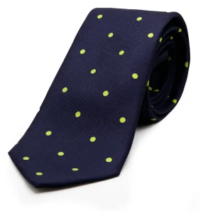 Corbata lunares topos verde pistacho