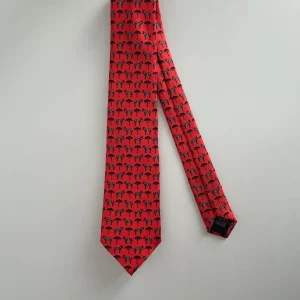 Corbata Cebras Roja