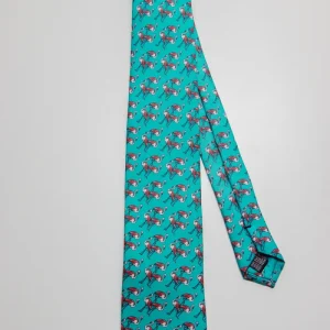 Corbata Flamenco Verde Agua