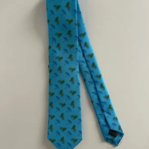 Corbata  Infantil Leones Celeste