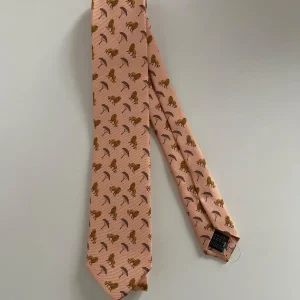 Corbata  Infantil Leones Naranja Pastel