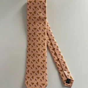 Corbata Leones Naranja Pastel