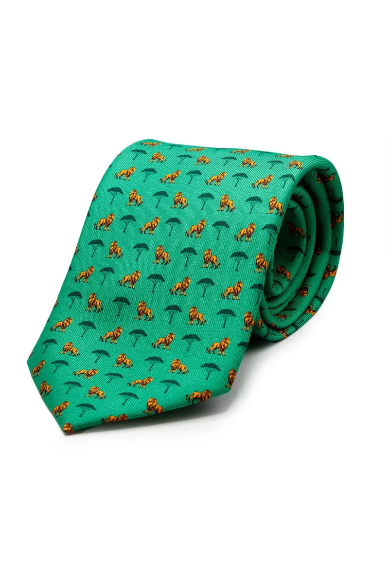 Corbata Leones verde hierba - Imagen 2