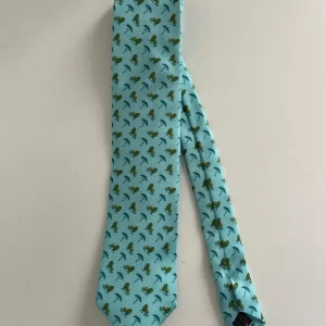 Corbata Leones Verde Agua