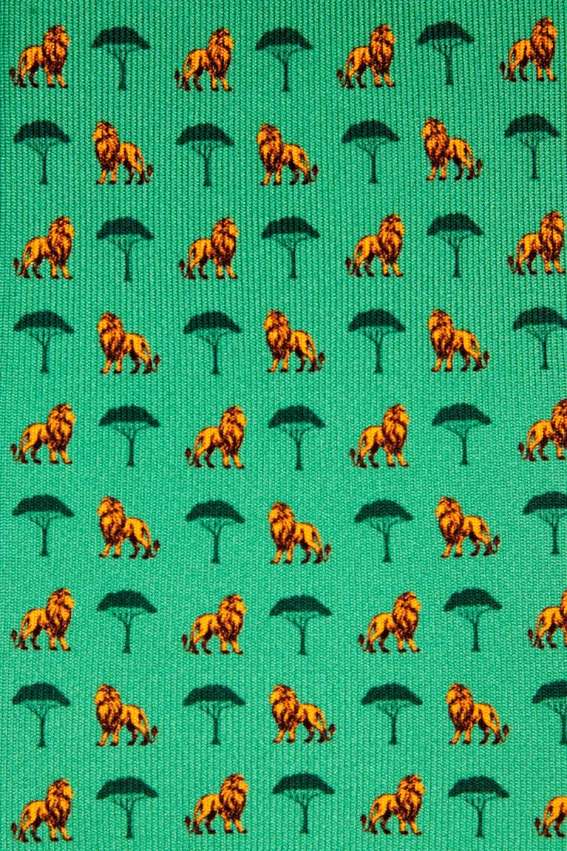 Corbata Leones verde hierba - Imagen 3