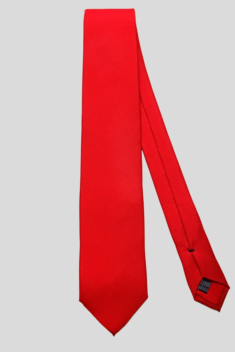 Corbata Lisa Roja