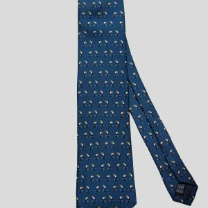 Corbata Tucán Verde Petróleo