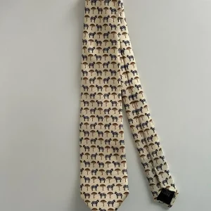 Corbata Cebras Beige Claro