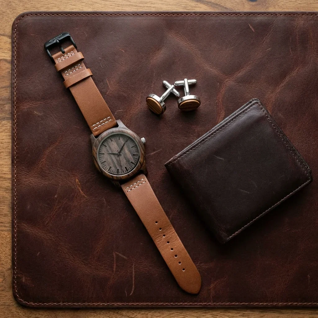 Correa Cuero Premium 20mm Café Sport - Imagen 5
