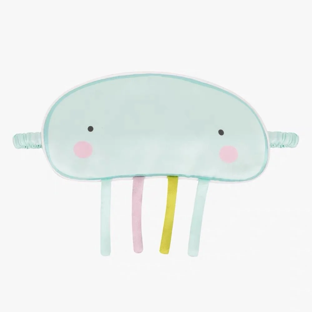 Antifaz de seda para niños, antifaz de seda para dormir con diseños de animales y frutas de dibujos animados - Imagen 8