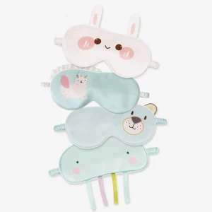Antifaz de seda para niños, antifaz de seda para dormir con diseños de animales y frutas de dibujos animados