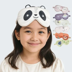 Antifaz de seda para niños, antifaz de seda para dormir, divertido, educativo, ciencia