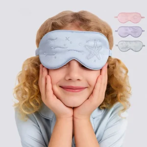 Antifaz de seda para niños Diseños inspirados en el océano y la naturaleza Antifaz de seda para ojos
