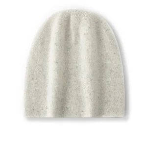 Gorro de invierno de cachemira engrosado con gorro moteado de cachemira de doble capa