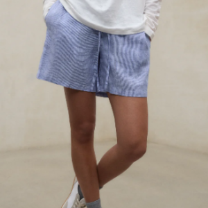 Ecoalf short rayas azul/blanco