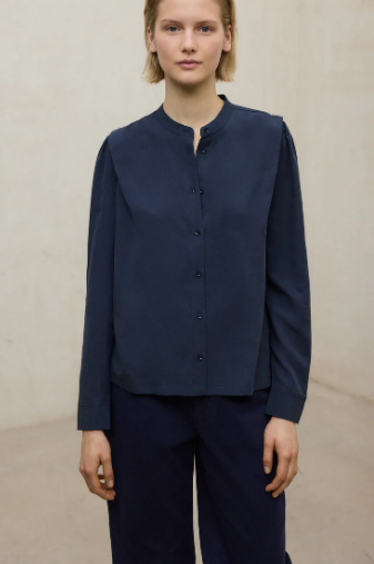 Ecoalf camisa Eva azul - Imagen 4
