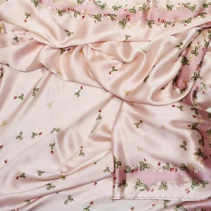 Fular de semiseda Rosa