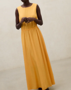 Ecoalf vestido Vittoria naranja