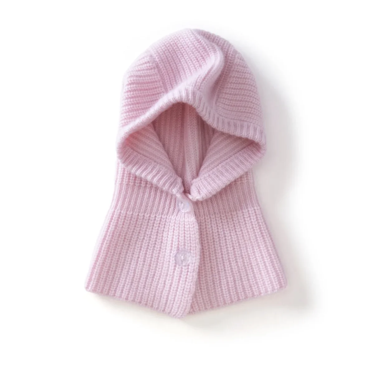 Gorro con capucha de punto de cachemira para niños Pasamontañas de cachemira para niños y niñas - Imagen 6