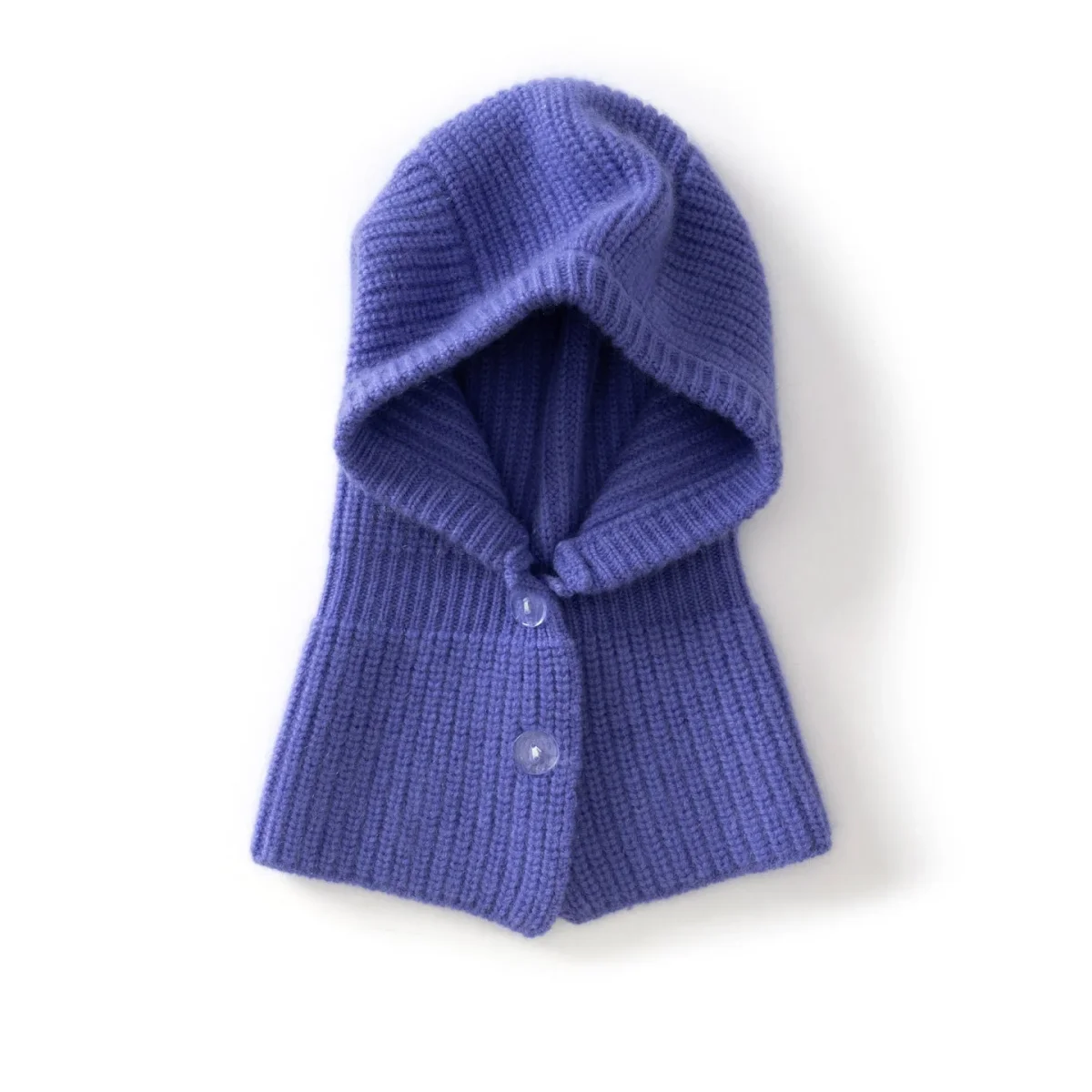 Gorro con capucha de punto de cachemira para niños Pasamontañas de cachemira para niños y niñas - Imagen 9
