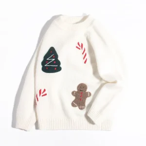 Suéter de cachemir para niños Candy Cane Relleno de cajas de cachemira