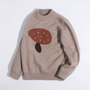 Séter de cachemir para niños Intarsia Intarsia Boys and Girls Cashmere Commerio
