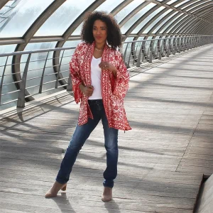 Kimono de semiseda satén. Elige estampado