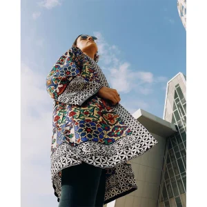 KIMONO “GEOMÉTRICO NEGRO”