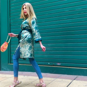 Kimonos de seda y semiseda