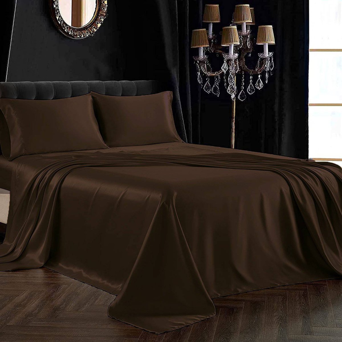 Ropa de cama de lujo 100% seda 22 Momme 1 Uds. Sábana plana de seda - Imagen 6