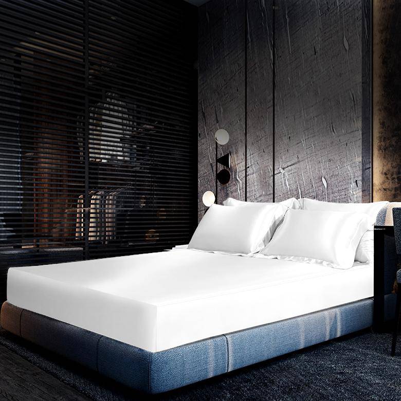 Ropa de cama de lujo 100% seda, 25 Momme, 1 Uds., sábana bajera de seda - Imagen 6
